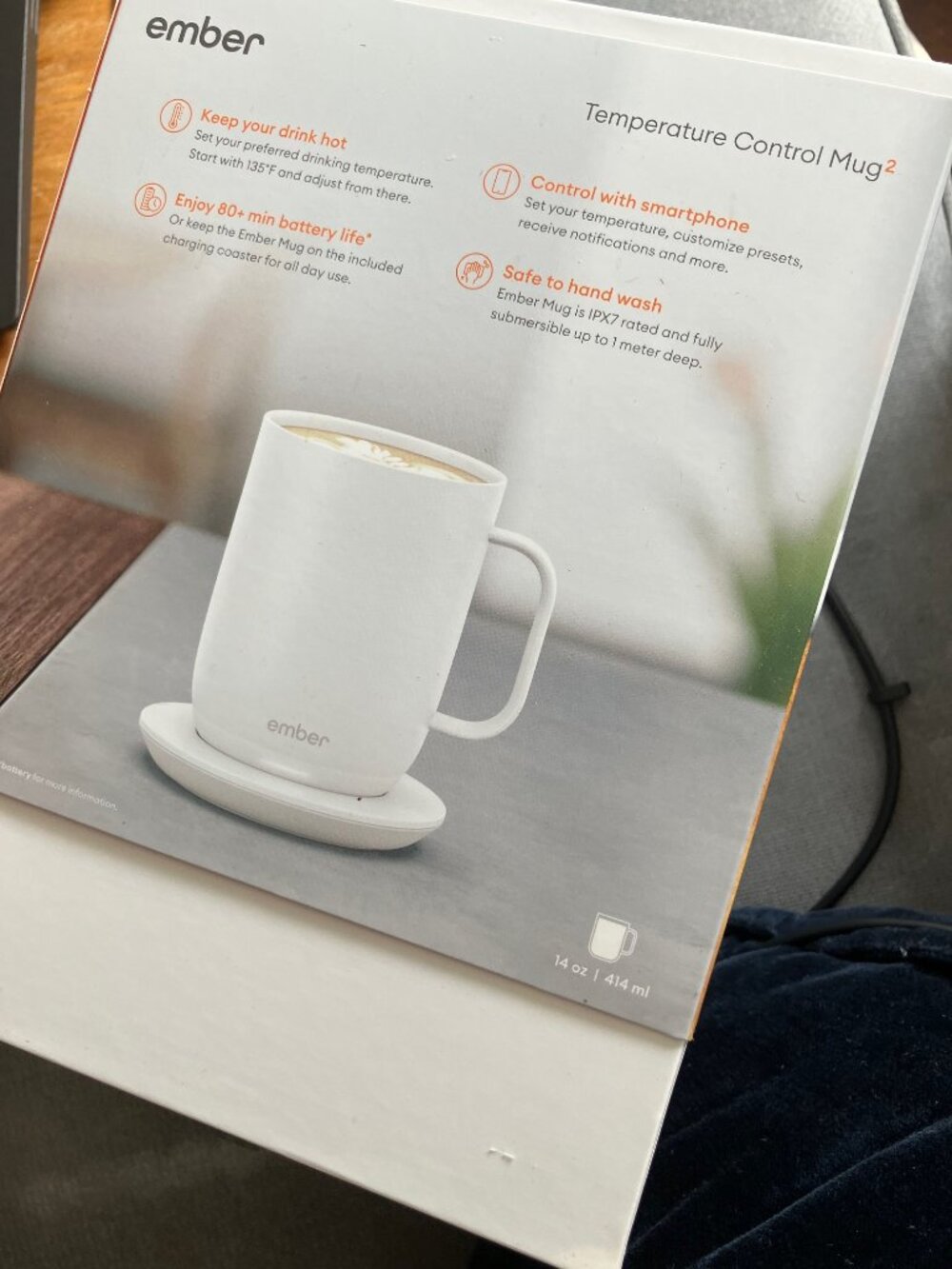 NIB Ember Temperature Control Mug